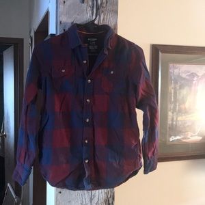 Arizona Boys Plaid Flannel Shirt 14/16
